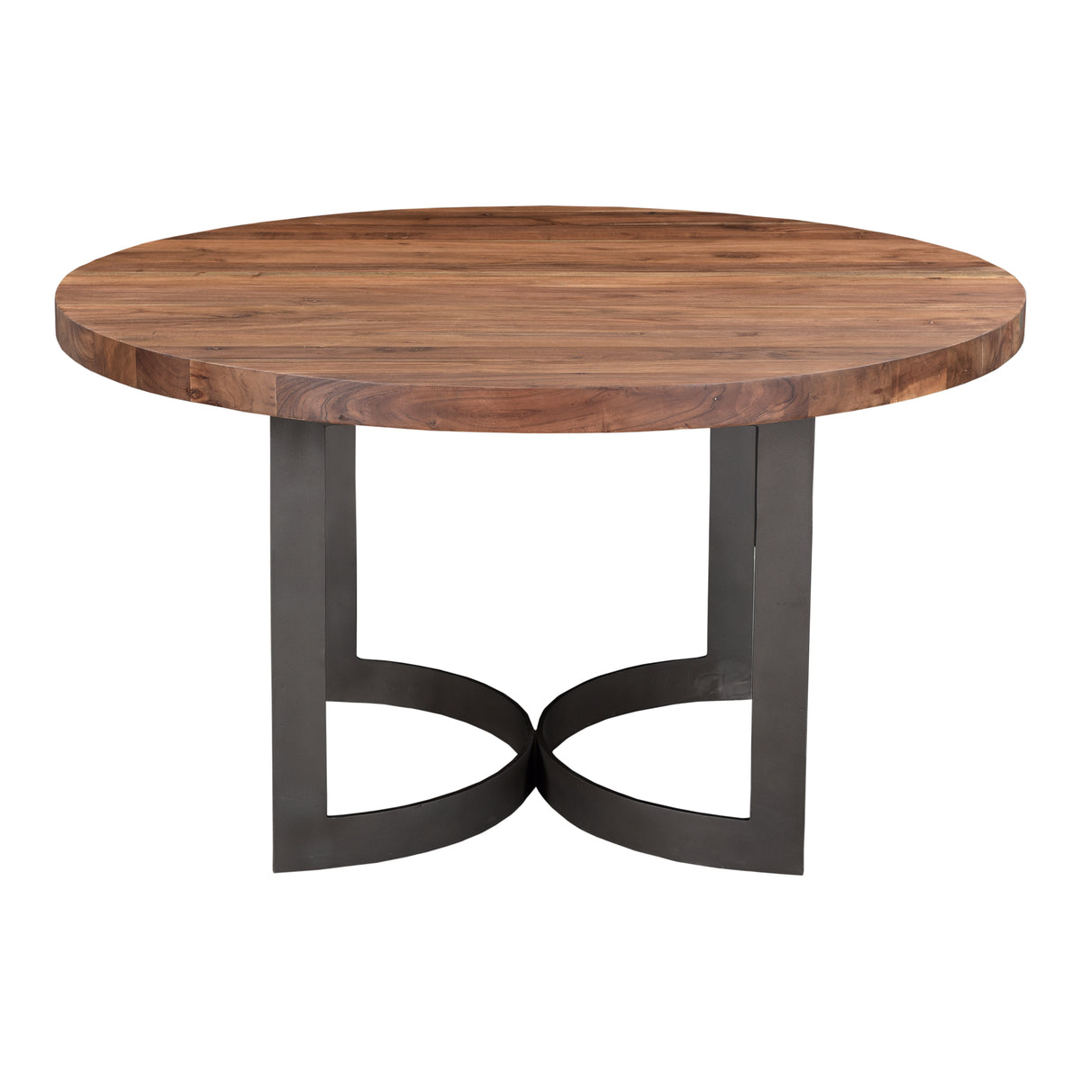 Bent Round Dining Table 54 in Brown - alternate view 1