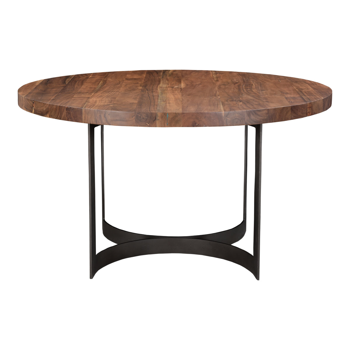 Bent Round Dining Table 54 in Brown - alternate view 5