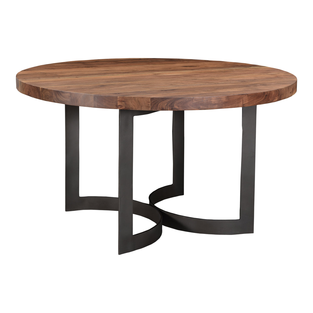 Bent Round Dining Table 54 in Brown - alternate view 3