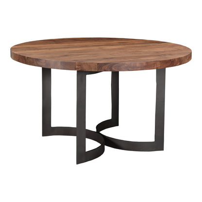 Bent Round Dining Table 54 in Brown - alternate view 3