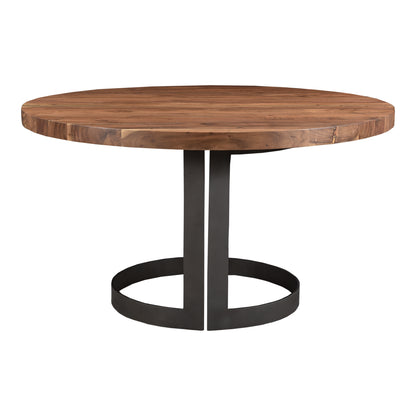 Bent Round Dining Table 54 in Brown - alternate view 2