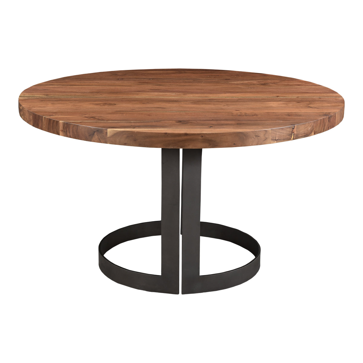 Bent Round Dining Table 54 in Brown - alternate view 4