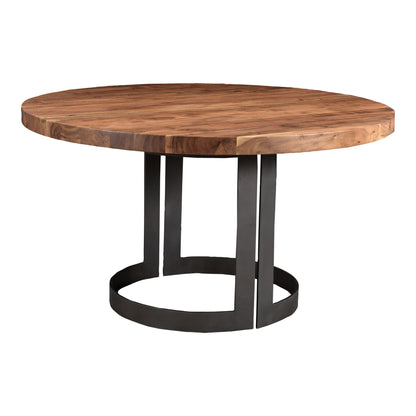Bent Round Dining Table 54 in Brown - alternate view 6