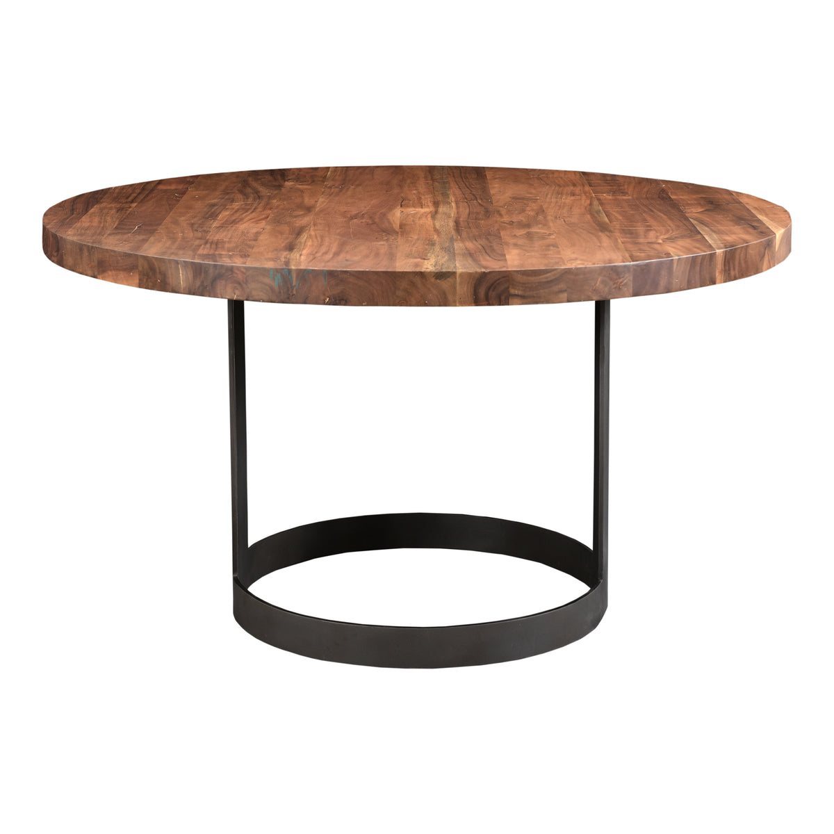 Bent Round Dining Table 54 in Brown - alternate view 7
