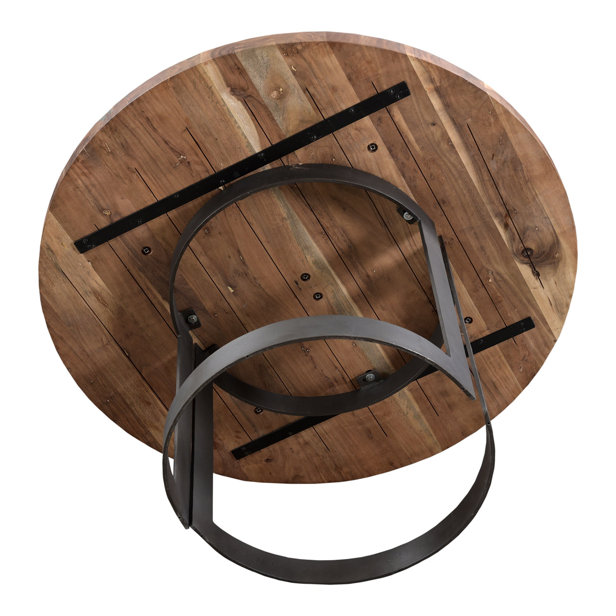 Bent Round Dining Table 54 in Brown - alternate view 10