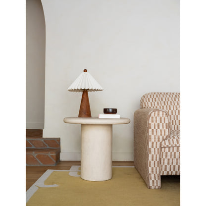 Frida Outdoor Side Table Cream image 3