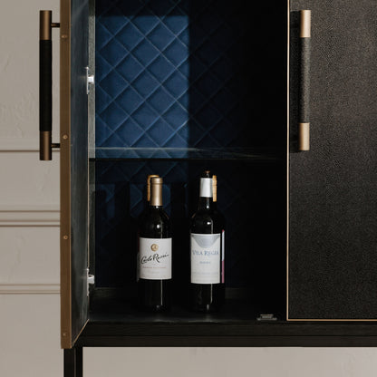 Mako Bar Cabinet Black view 8