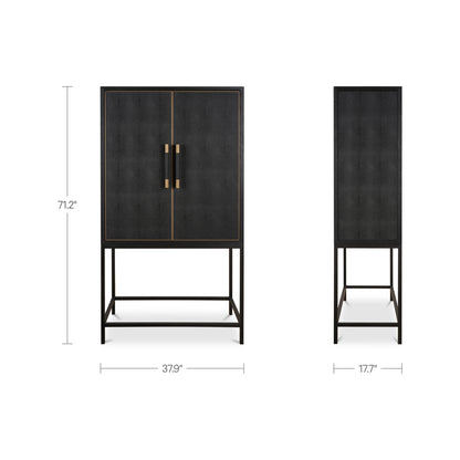 Mako Bar Cabinet Black view 10