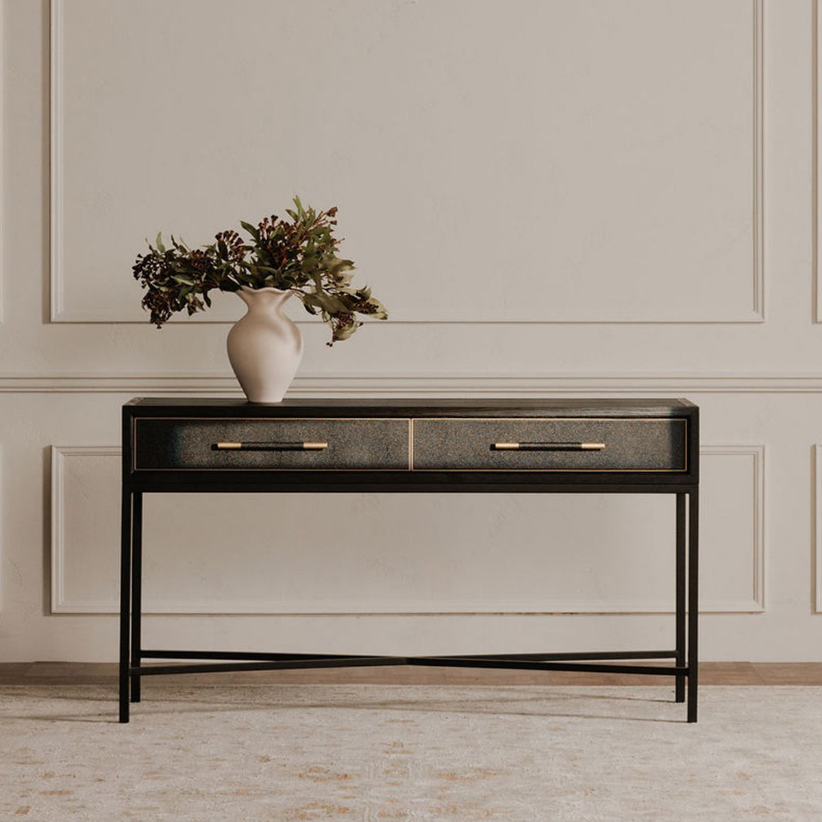 Mako Console Table Black lifestyle image