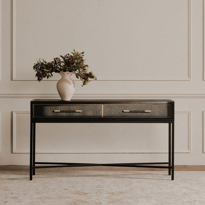 Mako Console Table Black lifestyle image