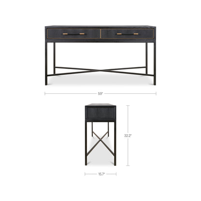 Mako Console Table Black view 10