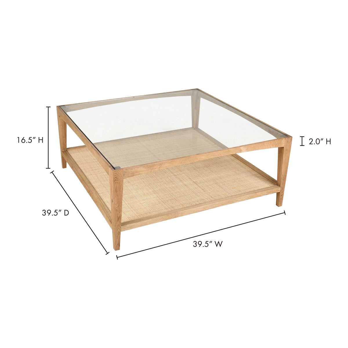 Harrington Coffee Table Natural view 9
