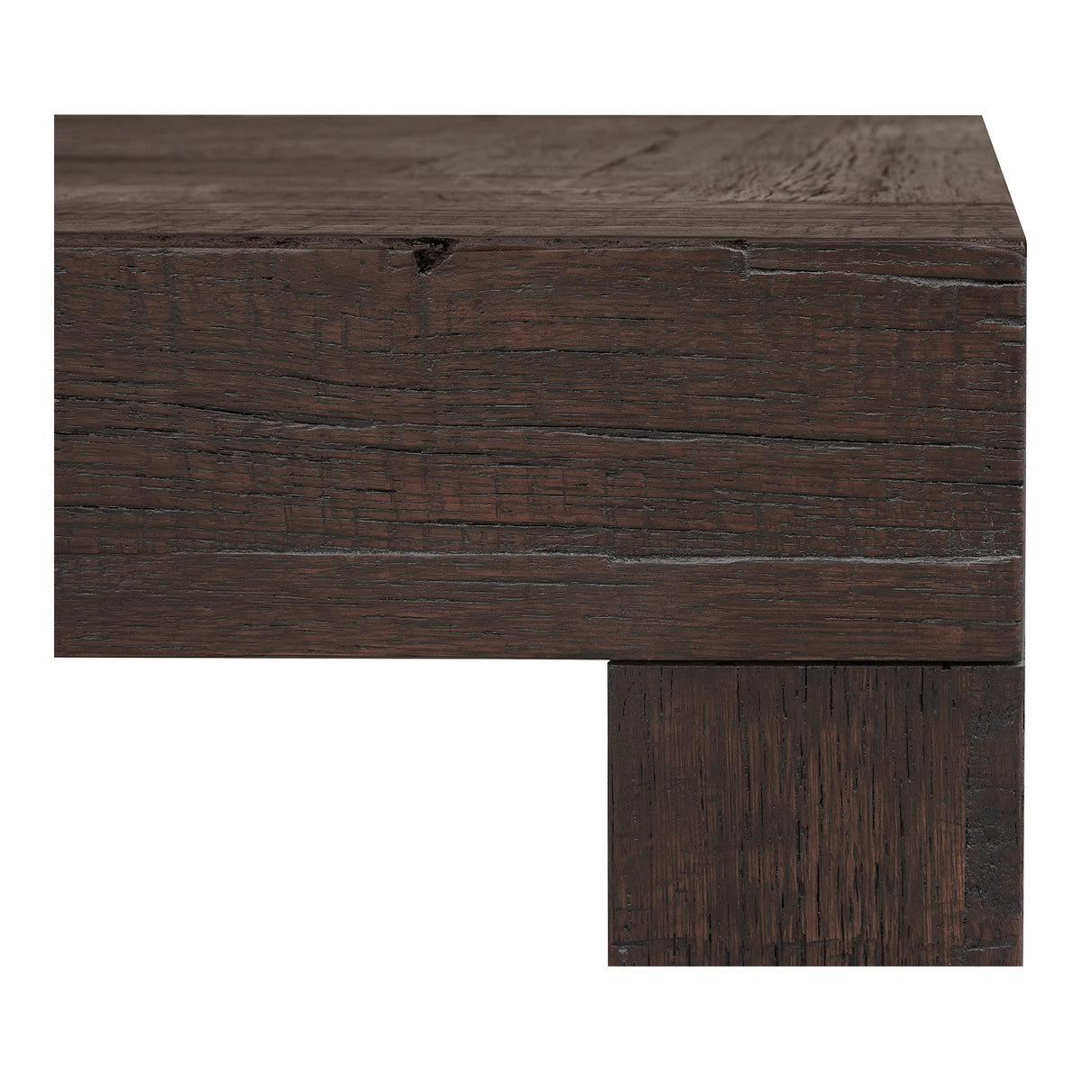 Evander Coffee Table Rustic Brown view 4