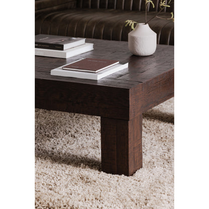 Evander Coffee Table Rustic Brown lifestyle image