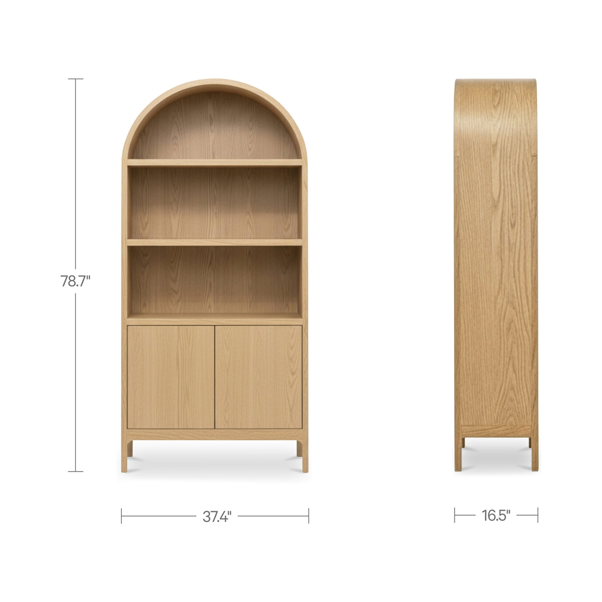 Wilde Display Cabinet Natural lifestyle image 8
