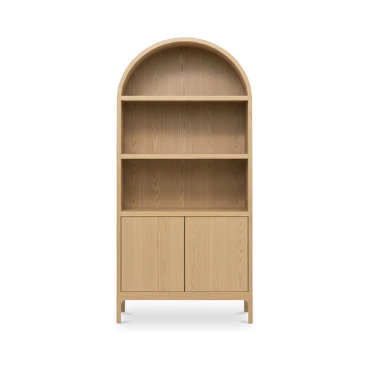 Wilde Display Cabinet Natural on white background