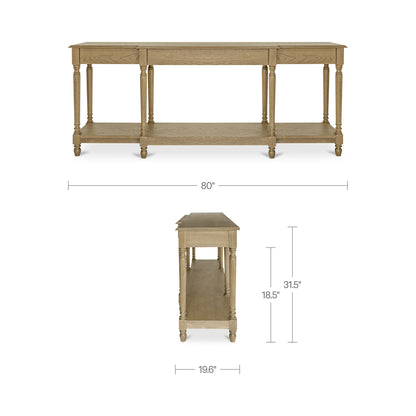 Martha Console Table Brown image 12