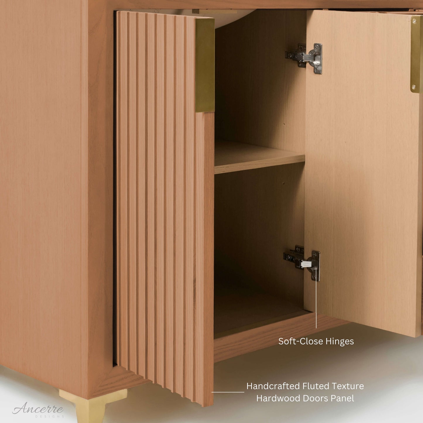 Turlington Bathroom Vanity Collection in Sienna Finish.