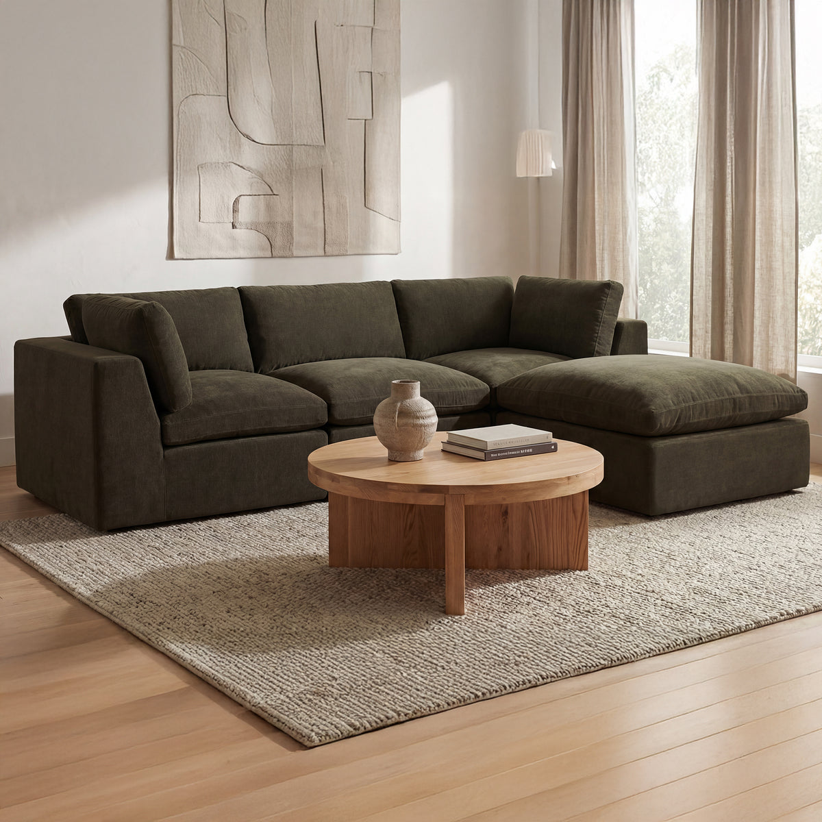 Cates Slipper Chair Dark Green - image 7