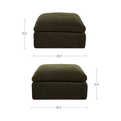 Cates Ottoman Dark Green - image 8
