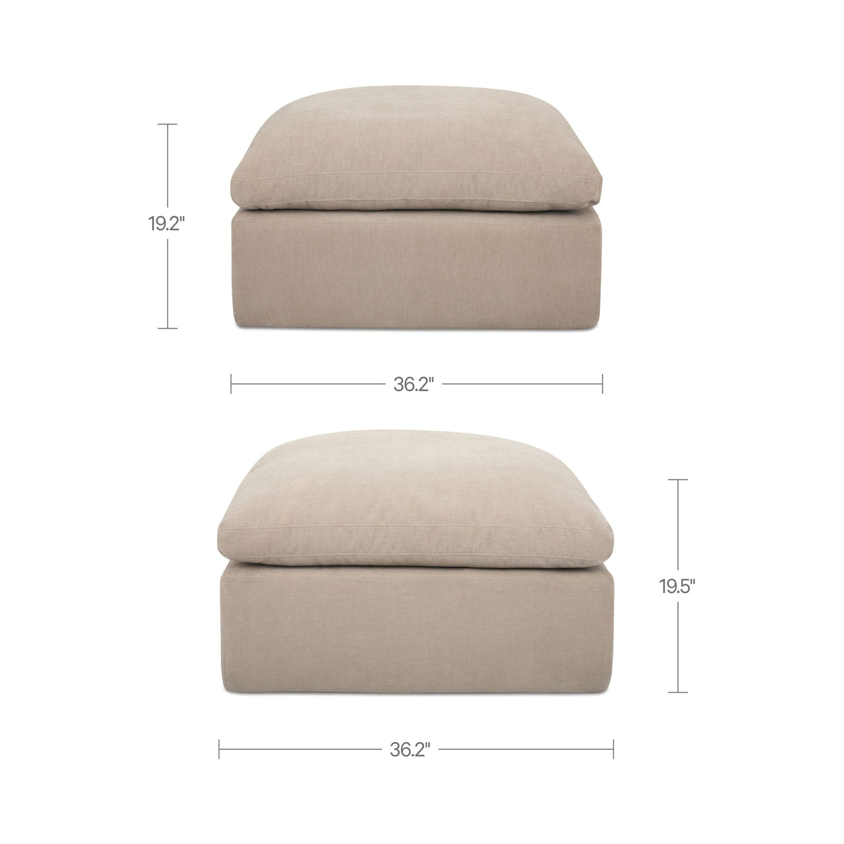 Cates Ottoman Pebble - image 9
