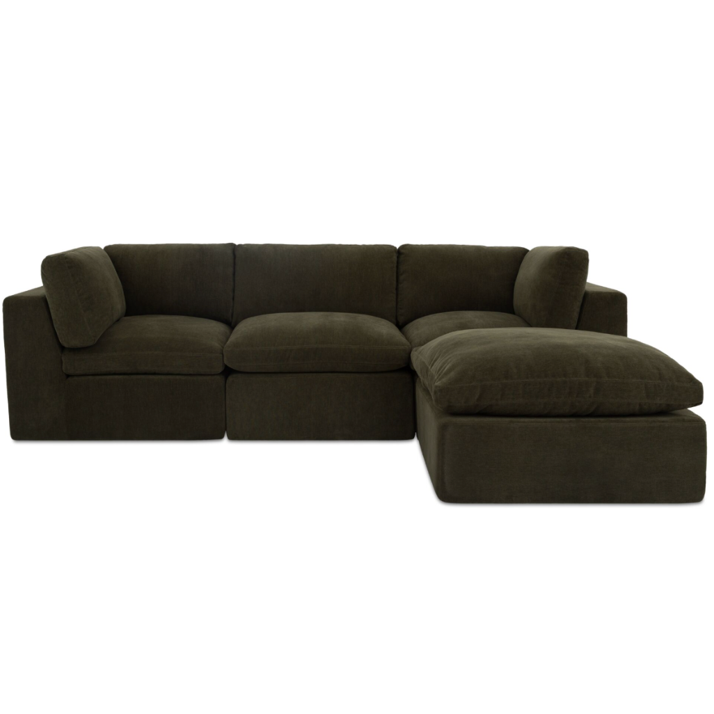 Cates Lounge Modular Sectional Dark Green