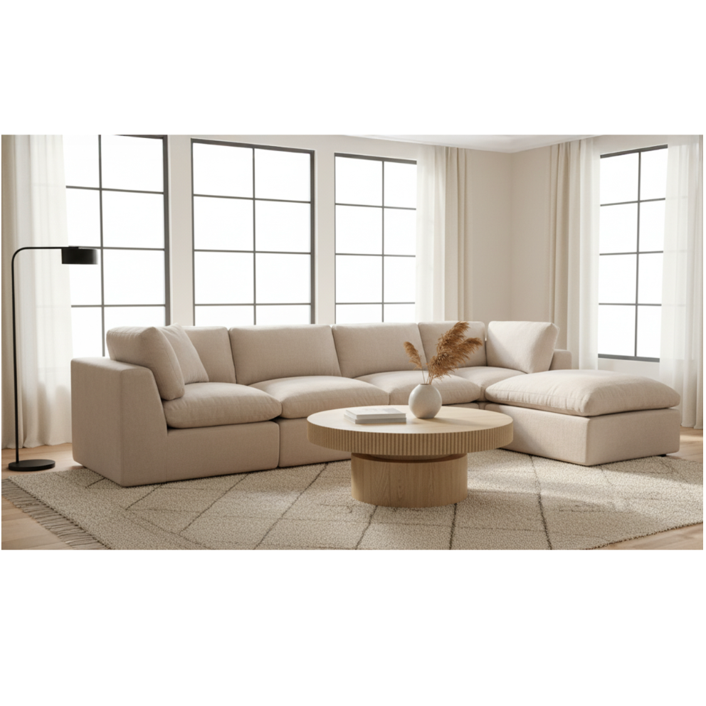 Cates Lounge Modular Sectional Pebble
