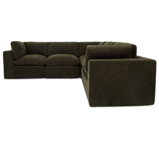 Cates Classic L Modular Sectional Dark Green
