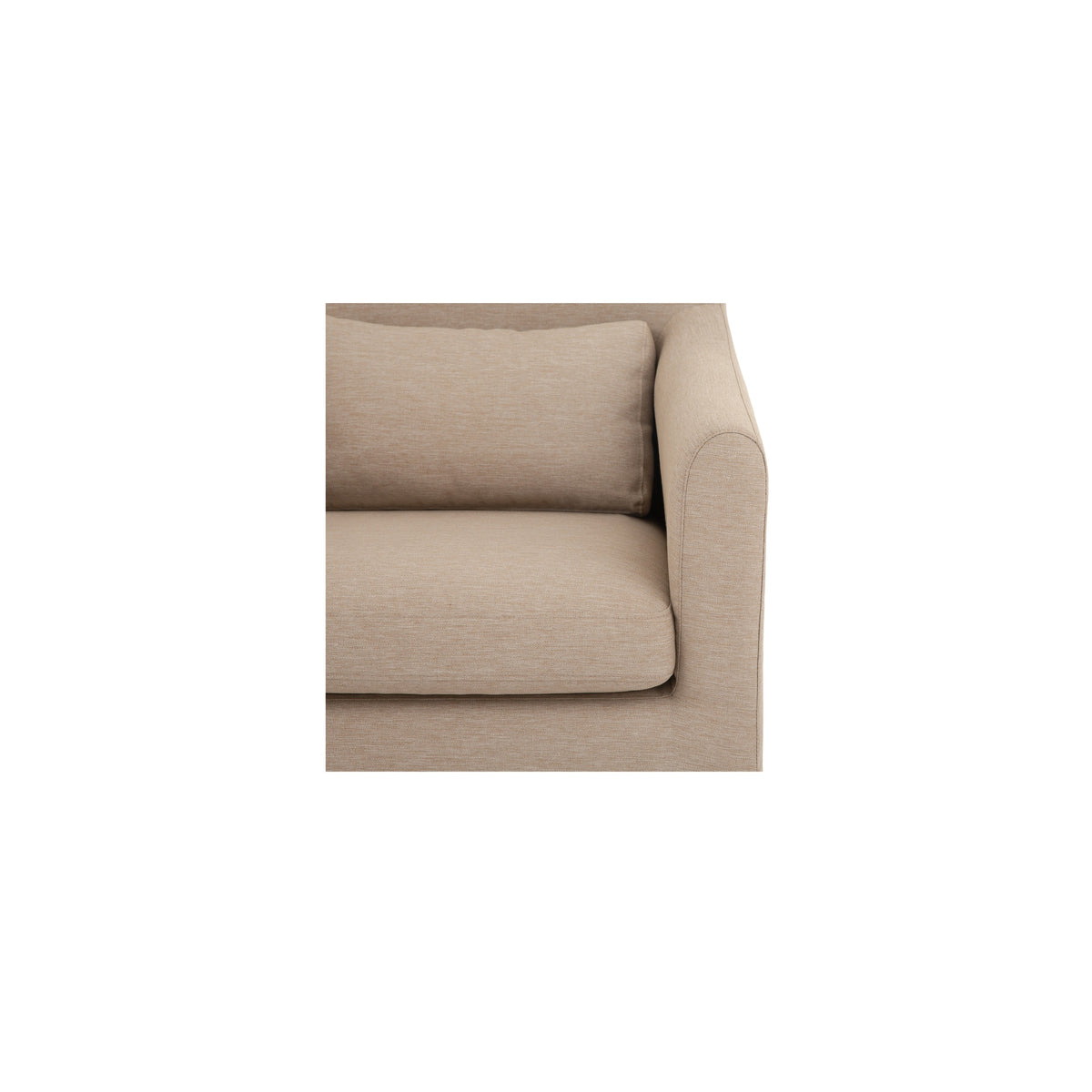 Lydia Outdoor Slipcover Dining Chair Light Brown - image 6