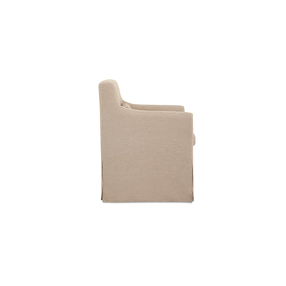 Lydia Outdoor Slipcover Dining Chair Light Brown - image 4