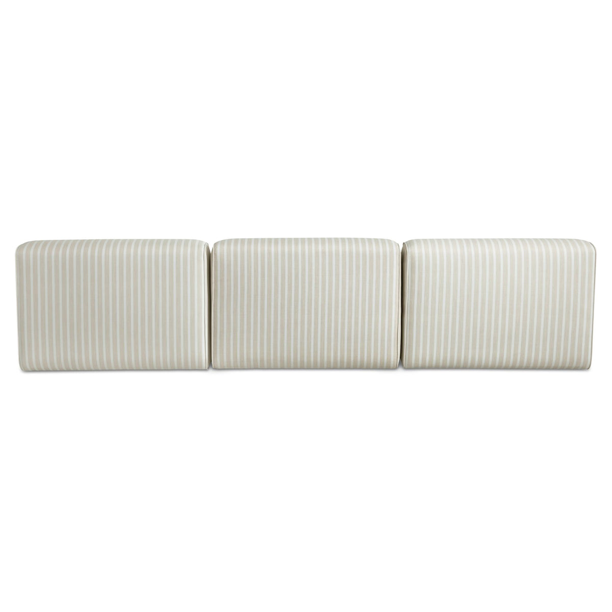 Sunseeker 3 Piece Outdoor Sofa Brown Stripe