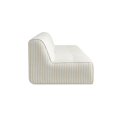 Sunseeker 3 Piece Outdoor Sofa Brown Stripe