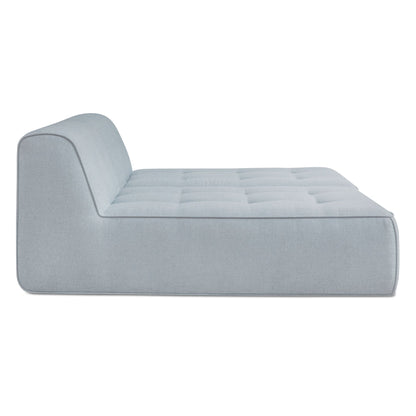 Sunseeker 2 Piece Outdoor Sun Lounger Light Blue side view