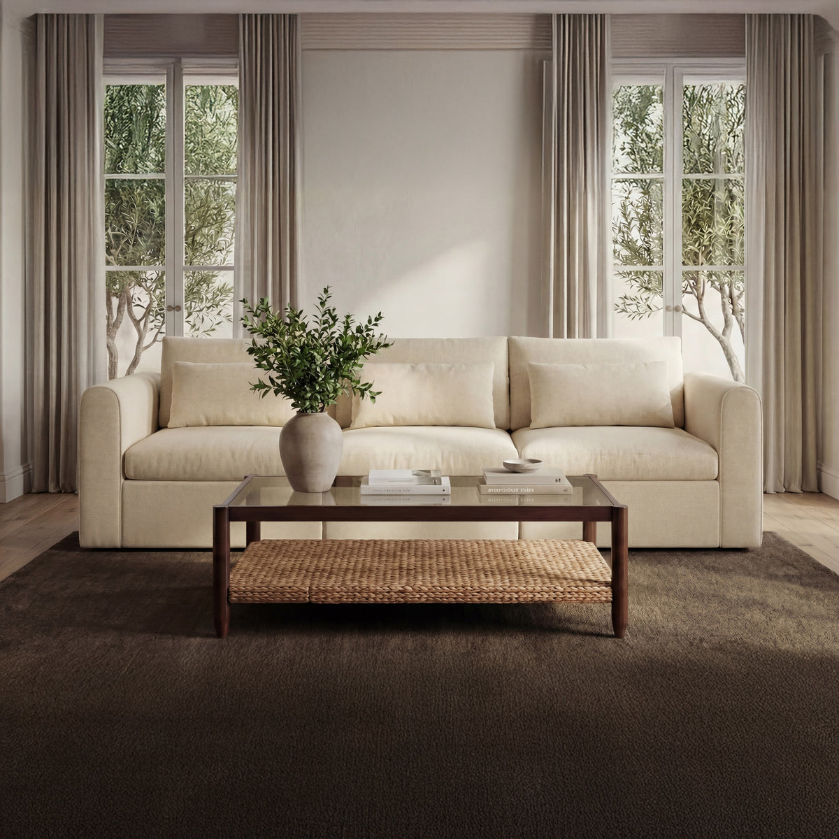 Swift Modular Sofa Light Beige lifestyle