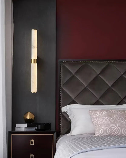 Velmora Alabaster Linear Wall Sconce