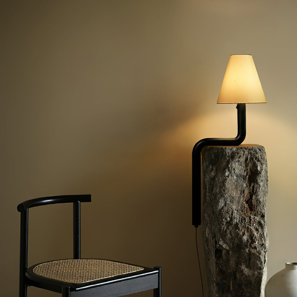 Velora Sculptural Bentwood Table Lamp