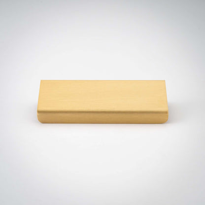 Verge, Solid Brass Edge Pulls.