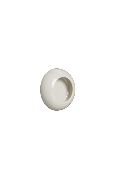 Ivory White "Vibe" Cup Knob and Drawer Pull.