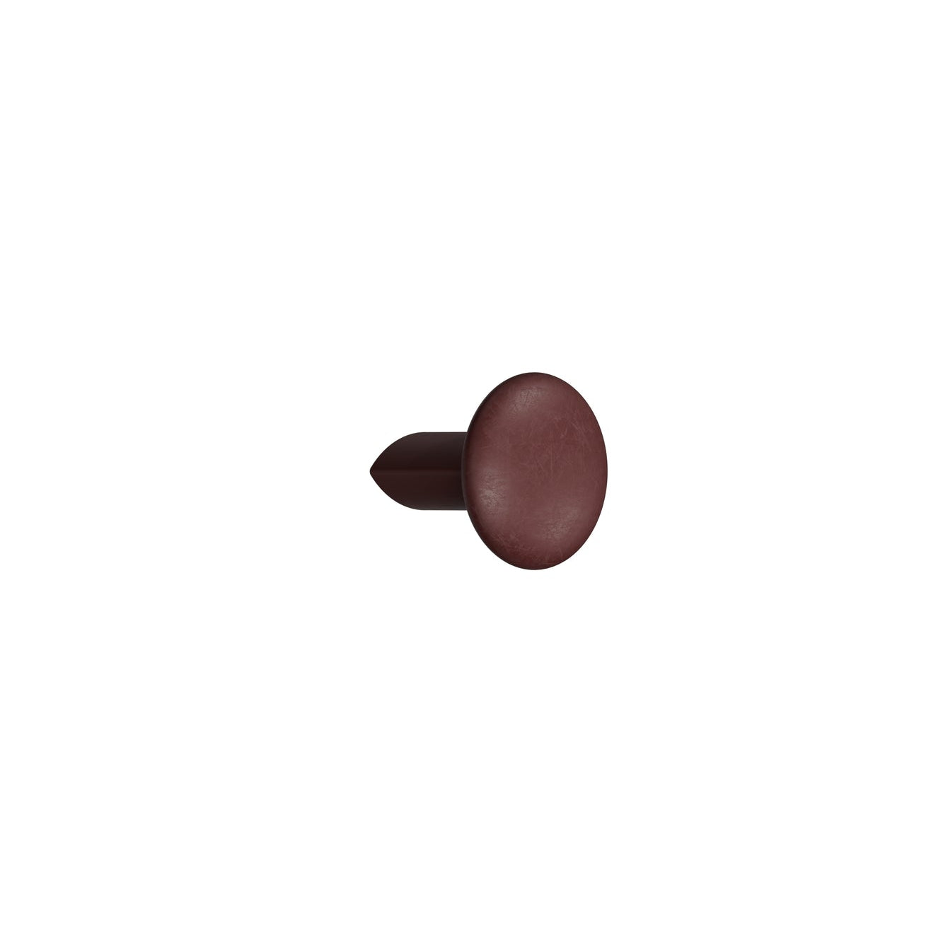 Maroon Red "Volumi" Cabinet Knob and Drawer Pull.