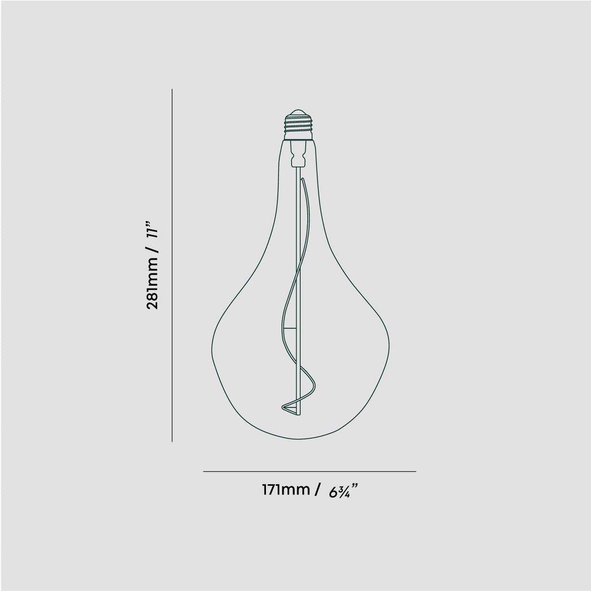 Voronoi II E26 LED Bulb.