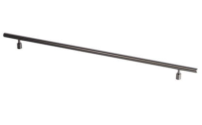 Lew’s Round Bar Series Black Stainless Steel Cabinet Knobs and Pulls.