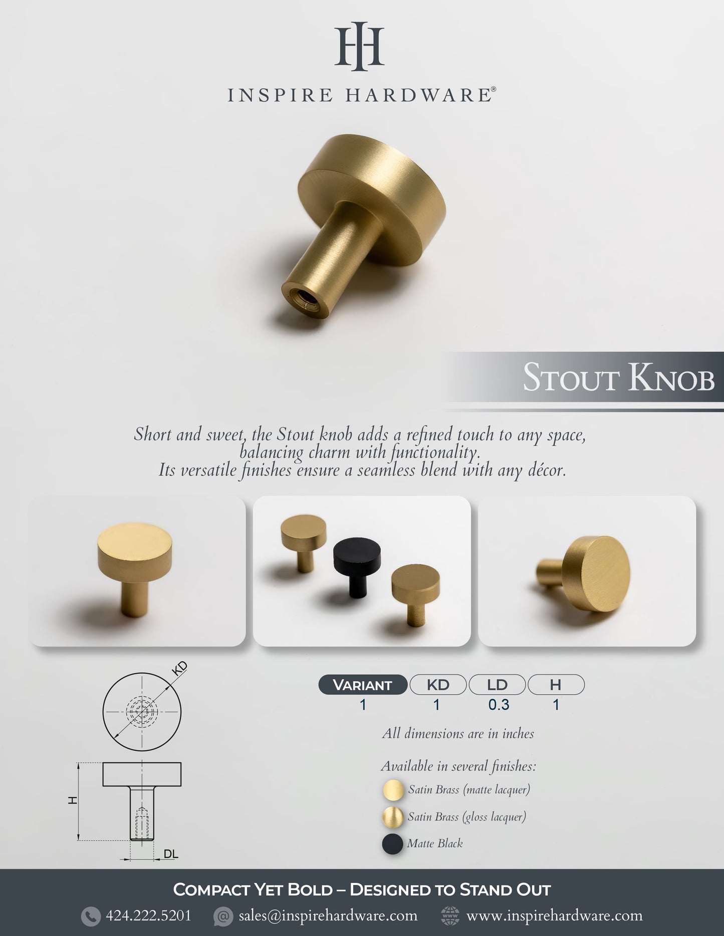 Stout Knob.