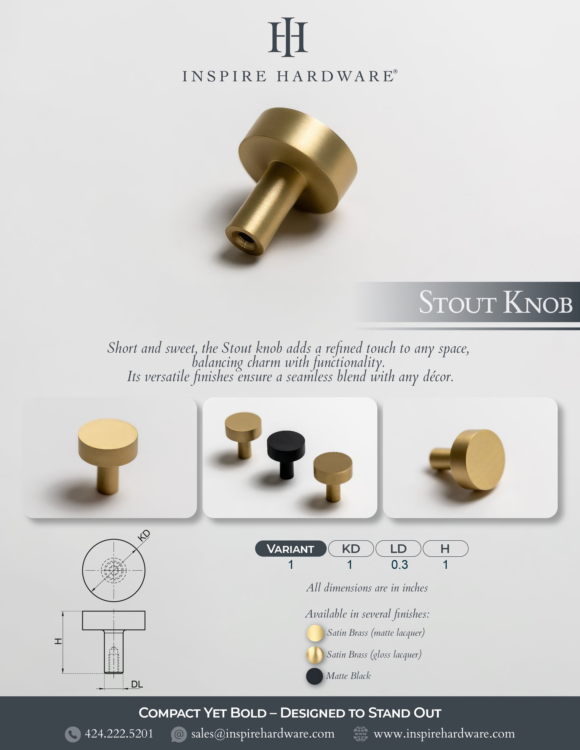 Stout Knob.