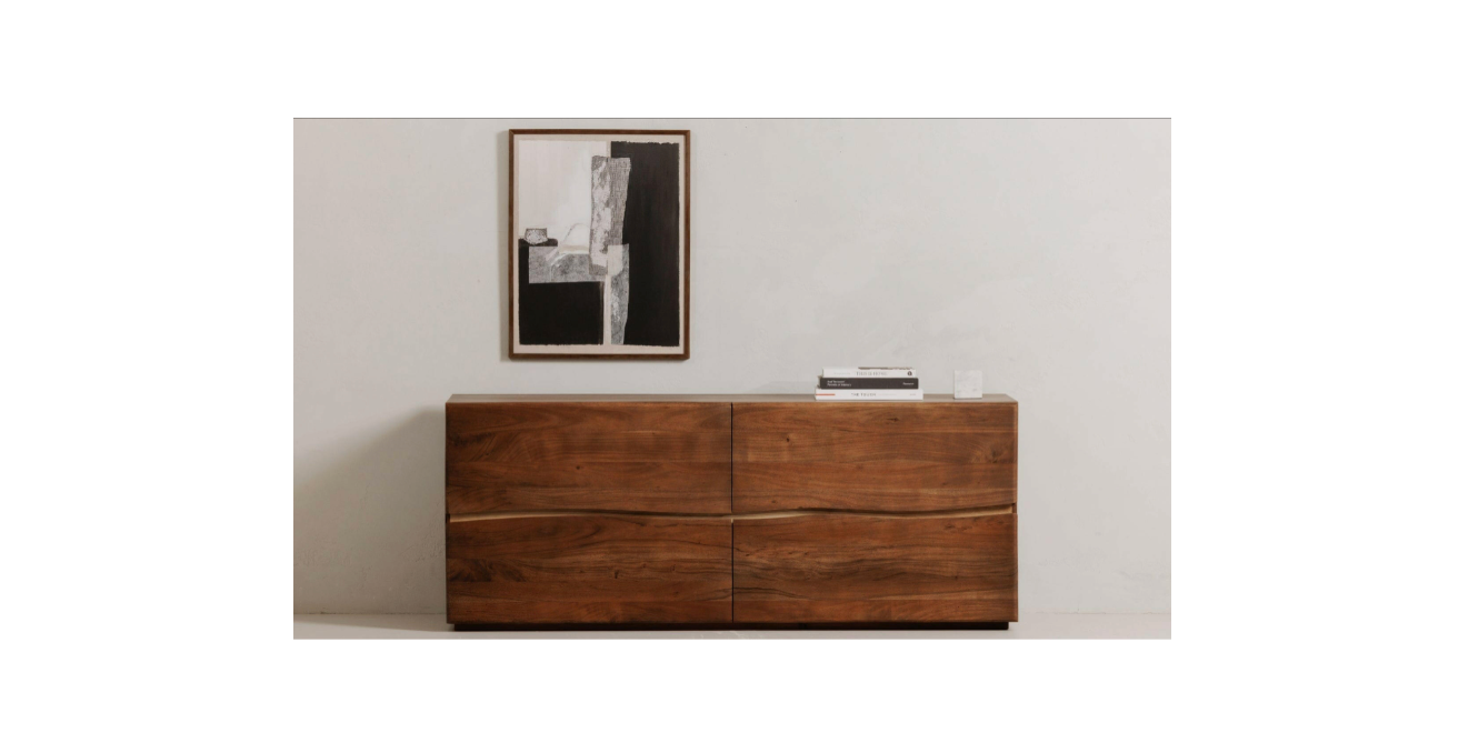 Watson 4 Drawer Dresser Brown