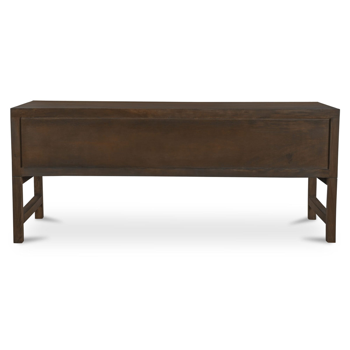 Windsor Desk Dark Brown back view