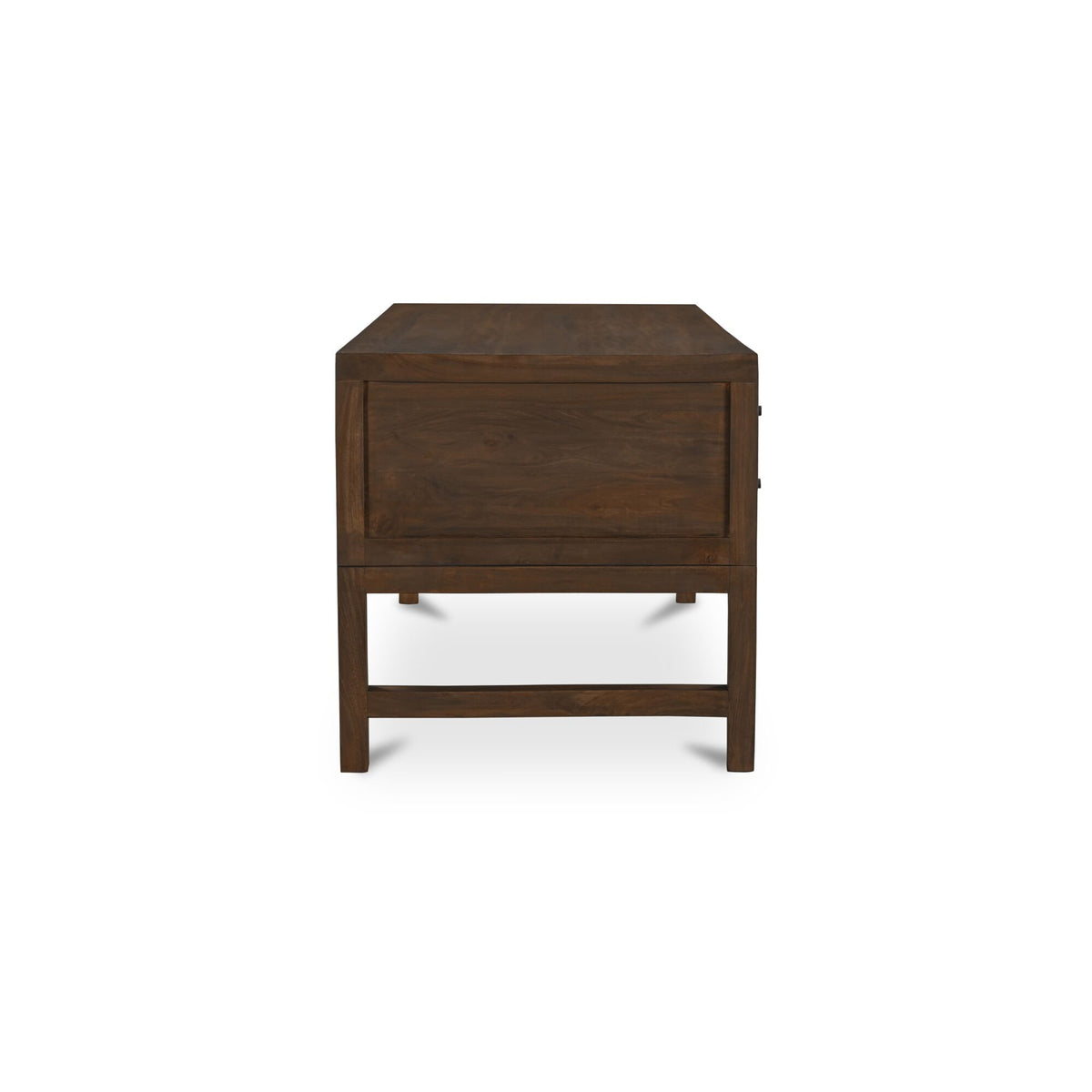 Windsor Desk Dark Brown side view