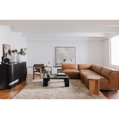 Form Corner Chair Sonoran Tan Leather - view 9