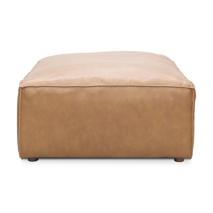 Form Ottoman Sonoran Tan Leather - view 4