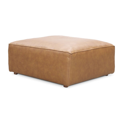 Form Ottoman Sonoran Tan Leather - view 3