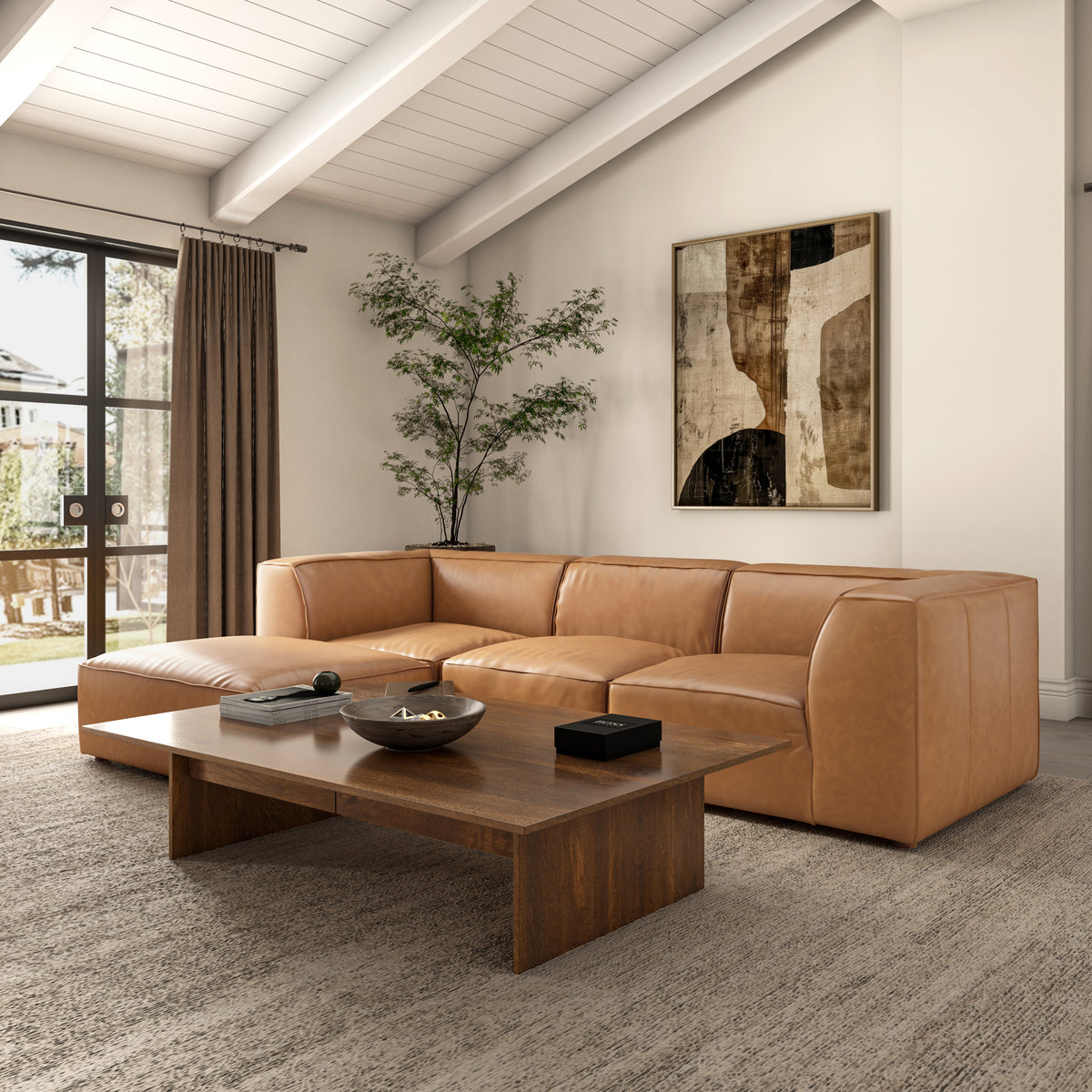 Form Signature Modular Sectional Sonoran Tan - view 8